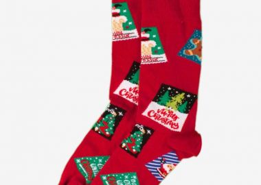 ΑΝΔΡΙΚΕΣ ΚΑΛΤΣΕΣ JOHN FRANK MERRY CHRISTMAS JFLSFUN-CH06 ΚΟΚΚΙΝΕΣ Κόκκινο - John Frank - 