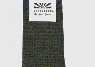 Ανδρικές κάλτσες με καρό σχέδιο - FUNKY BUDDHA - 