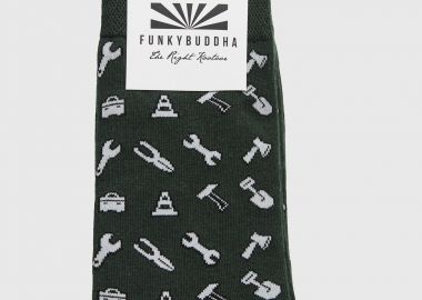 Ανδρικές κάλτσες με σχέδιο - FUNKY BUDDHA - 