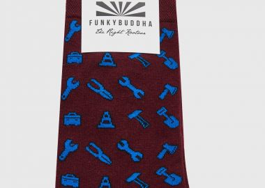 Ανδρικές κάλτσες με σχέδιο - FUNKY BUDDHA - 