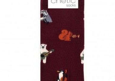 Ανδρικές κάλτσες με σχέδιο ζωακια - SOU - 