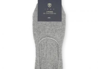 ΑΝΔΡΙΚΕΣ ΚΑΛΤΣΕΣ NO-SHOW IZAC QEVER ΑΝΟΙΧΤΟ ΓΚΡΙ - IZAC - 