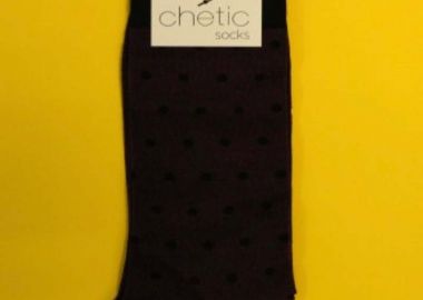 Ανδρικές κάλτσες πουα σε μωβ - chetic socks - 