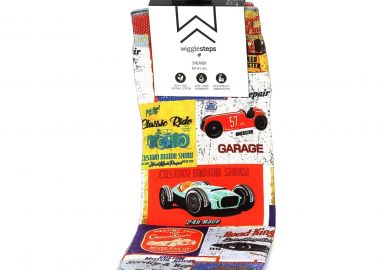Ανδρικές Κάλτσες Wigglesteps Πολύχρωμες CLASSIC CAR RACE - WIGGLESTEPS - 