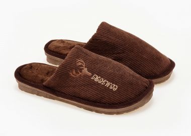 Ανδρικές παντόφλες - Καφέ - Issue - 