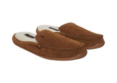 ΑΝΔΡΙΚΕΣ ΠΑΝΤΟΦΛΕΣ BRENAN SCUFF-DRESS SHOE ΚΟΡΑΛΙ - POLO RALPH LAUREN - 