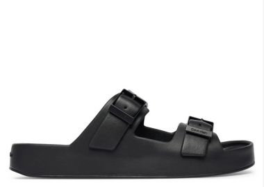 Ανδρικές Παντόφλες Calvin Klein Eva Sole HM0HM02116-0GJ Μαύρες - Calvin Klein - 