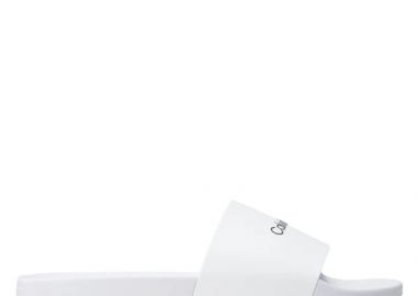 Ανδρικές Παντόφλες Calvin Klein Pool Slide HM0HM00455 YAF Λευκές - Calvin Klein - 