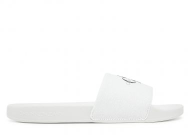 Ανδρικές Παντόφλες Slide Calvin Klein YM0YM01271 0K4 Λευκές - Calvin Klein - 