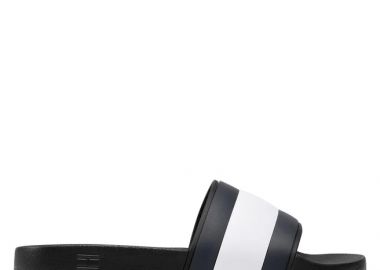 Ανδρικές Παντόφλες Tommy Hilfiger Flag Pool Slide FM0FM04263 BDS Μαύρες - Tommy Hilfiger - 
