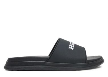 Ανδρικές Παντόφλες Tommy Hilfiger FM0FM05430 BDS Μαύρες - Tommy Hilfiger - 