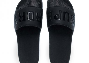 Ανδρικές Σαγιονάρες Θαλάσσης Με Φάσα Superdry Mf310291A Black - SUPERDRY - 
