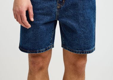 Ανδρική baggy βερμούδα τζην με washed effects - FUNKY BUDDHA - 