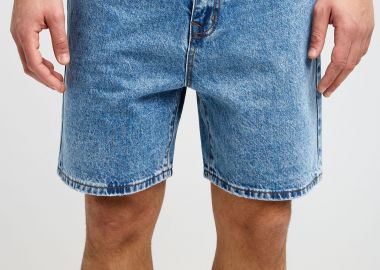 Ανδρική baggy βερμούδα τζην με washed effects - FUNKY BUDDHA - 