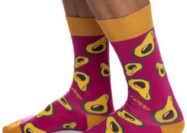 ΑΝΔΡΙΚΗ ΒΑΜΒΑΚΕΡΗ ΚΑΛΤΣΑ ΙΝΙΖΙΟ ΣΧΕΔΙΟ ΑΒΟΚΑΝΤΟ 4195-01-1 ΦΟΥΞ - INIZIO - 