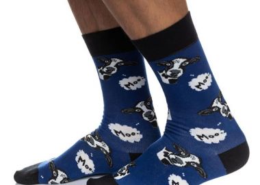 ΑΝΔΡΙΚΗ ΒΑΜΒΑΚΕΡΗ ΚΑΛΤΣΑ ΙΝΙΖΙΟ ΣΧΕΔΙΟ ΑΓΕΛΑΔΕΣ 4195-05-2 ΜΠΛΕ - INIZIO - 