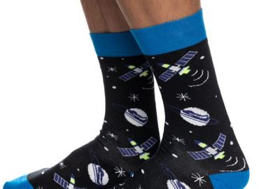 ΑΝΔΡΙΚΗ ΒΑΜΒΑΚΕΡΗ ΚΑΛΤΣΑ ΙΝΙΖΙΟ ΣΧΕΔΙΟ ΔΟΡΥΦΟΡΟΙ 4195-07-2 ΜΑΥΡΟ - INIZIO - 