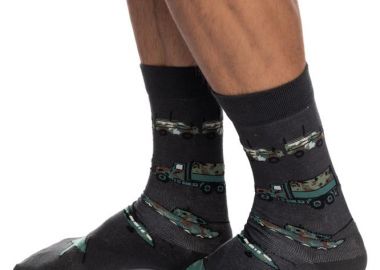 ΑΝΔΡΙΚΗ ΒΑΜΒΑΚΕΡΗ ΚΑΛΤΣΑ ΙΝΙΖΙΟ ΣΧΕΔΙΟ ΦΟΡΤΗΓΑ 4194-08-3 ΑΝΘΡΑΚΙ - INIZIO - 