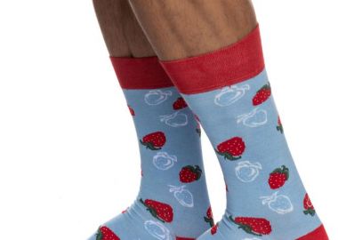 ΑΝΔΡΙΚΗ ΒΑΜΒΑΚΕΡΗ ΚΑΛΤΣΑ ΙΝΙΖΙΟ ΣΧΕΔΙΟ ΦΡΑΟΥΛΕΣ 4195-02-1 ΣΙΕΛ - INIZIO - 