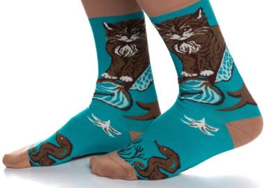 ΑΝΔΡΙΚΗ ΒΑΜΒΑΚΕΡΗ ΚΑΛΤΣΑ ΙΝΙΖΙΟ ΣΧΕΔΙΟ ΓΑΤΑ 4195-05-3 ΠΕΤΡΟΛ - INIZIO - 