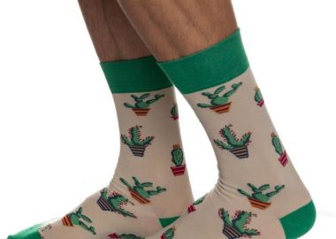 ΑΝΔΡΙΚΗ ΒΑΜΒΑΚΕΡΗ ΚΑΛΤΣΑ ΙΝΙΖΙΟ ΣΧΕΔΙΟ ΚΑΚΤΟΙ 4195-03-1 ΠΡΑΣΙΝΟ - INIZIO - 