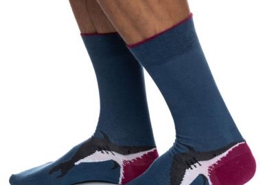 ΑΝΔΡΙΚΗ ΒΑΜΒΑΚΕΡΗ ΚΑΛΤΣΑ ΙΝΙΖΙΟ ΣΧΕΔΙΟ ΚΑΡΧΑΡΙΑ 4195-04-1 ΤΖΙΝ - INIZIO - 