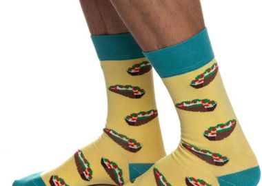 ΑΝΔΡΙΚΗ ΒΑΜΒΑΚΕΡΗ ΚΑΛΤΣΑ ΙΝΙΖΙΟ ΣΧΕΔΙΟ ΣΑΝΤΟΥΙΤΣ 4195-01-4 ΠΕΤΡΟΛ - INIZIO - 