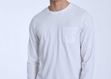 Ανδρική βαμβακερή μπλούζα με τσέπη SM1017.4423+2 - Celestino - 