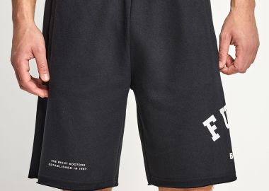 Ανδρική βερμούδα αθλητική με τυπωμένο logo - FUNKY BUDDHA - 