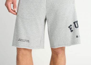 Ανδρική βερμούδα αθλητική με τυπωμένο logo - FUNKY BUDDHA - 