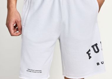 Ανδρική βερμούδα αθλητική με τυπωμένο logo - FUNKY BUDDHA - 