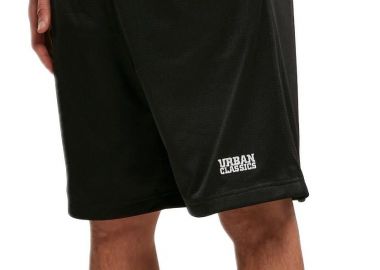 Ανδρική Βερμούδα Mesh TB4936-00007 Urban Classics Black Black - Urban Classics - 