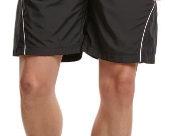 Ανδρική Βερμούδα Piped Panel Trackshorts TB7381 Urban Classics Black - Urban Classics - 