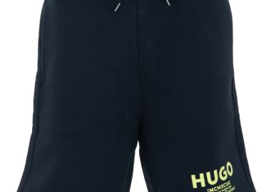 ΑΝΔΡΙΚΗ ΒΕΡΜΟΥΔΑ ΣΟΡΤΣ HUGO NOMARIO ΣΚΟΥΡΟ ΜΠΛΕ - HUGO - 