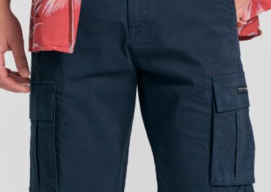 Ανδρική cargo βερμούδα - The essentials - FUNKY BUDDHA - 