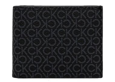 Ανδρική Δερμάτινη Καρτοθήκη Calvin Klein LV04D1039G-UB1 Μαύρη Logo - Calvin Klein - 