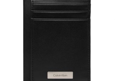 Ανδρική Δερμάτινη Καρτοθήκη Calvin Klein LV04D1065G-UB1 Μαύρη - Calvin Klein - 