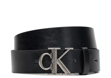 Ανδρική Δερμάτινη Ζώνη Calvin Klein 3,5mm LV04D7016G-V8L Μαύρη - Calvin Klein - 
