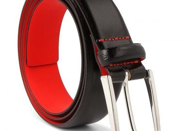 ΑΝΔΡΙΚΗ ΔΕΡΜΑΤΙΝΗ ΖΩΝΗ GAVRILO ΜΑΥΡΟ - HUGO - 