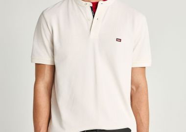 Ανδρική essential μπλούζα polo με mao γιακά - FUNKY BUDDHA - 