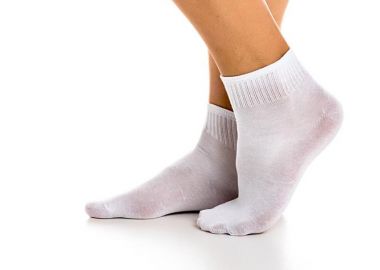 ΑΝΔΡΙΚΗ ΗΜΙΚΟΝΤΗ ΒΑΜΒΑΚΕΡΗ ΜΟΝΟΧΡΩΜΗ ΚΑΛΤΣΑ 4900 ΛΕΥΚΟ - Inizio - 