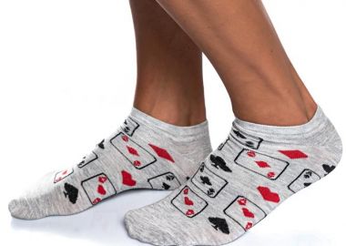 ΑΝΔΡΙΚΗ ΚΟΦΤΗ ΚΑΛΤΣΑ INIZIO ΣΧΕΔΙΟ ΤΡΑΠΟΥΛΟΧΑΡΤΑ 4813 ΓΚΡΙ - INIZIO - 