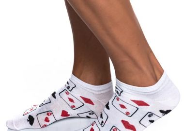 ΑΝΔΡΙΚΗ ΚΟΦΤΗ ΚΑΛΤΣΑ INIZIO ΣΧΕΔΙΟ ΤΡΑΠΟΥΛΟΧΑΡΤΑ 4813 ΛΕΥΚΟ - INIZIO - 