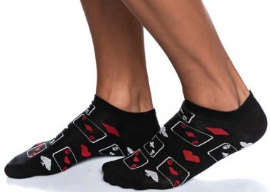 ΑΝΔΡΙΚΗ ΚΟΦΤΗ ΚΑΛΤΣΑ INIZIO ΣΧΕΔΙΟ ΤΡΑΠΟΥΛΟΧΑΡΤΑ 4813 ΜΑΥΡΟ - INIZIO - 