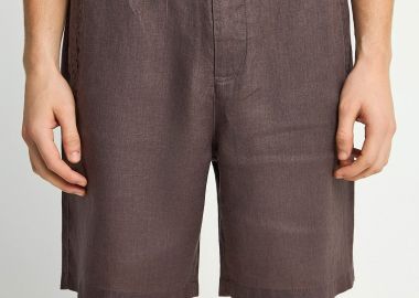 Ανδρική λινή chino βερμούδα - FUNKY BUDDHA - 