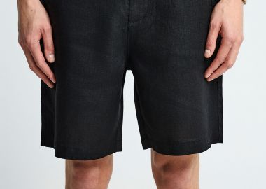 Ανδρική λινή chino βερμούδα - FUNKY BUDDHA - 