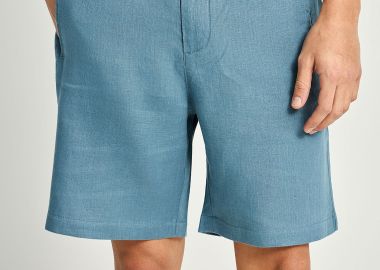 Ανδρική λινή chino βερμούδα - FUNKY BUDDHA - 