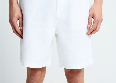 Ανδρική λινή chino βερμούδα - FUNKY BUDDHA - 