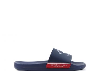 Ανδρική μπλε σαγιονάρα slide - BEVERLY HILLS POLO CLUB - 