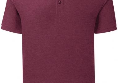 Ανδρική μπλούζα Polo Iconic Fruit of the Loom 63-044-0 Heather Burgundy - Fruit of the Loom - 